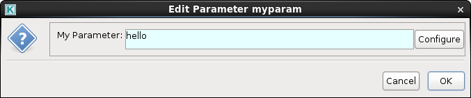 String Parameter Value