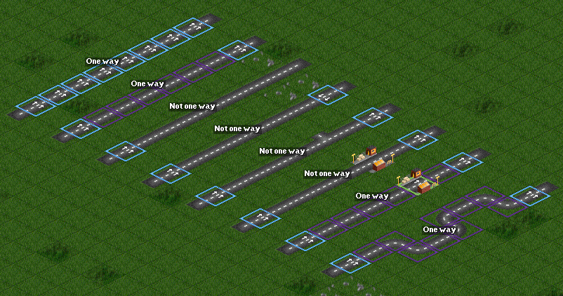 One way road segments