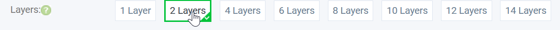 PCB options: number of layers