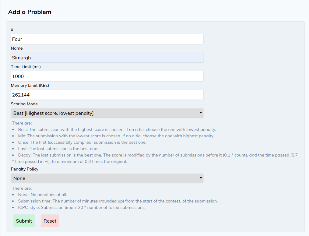 simurgh create problem