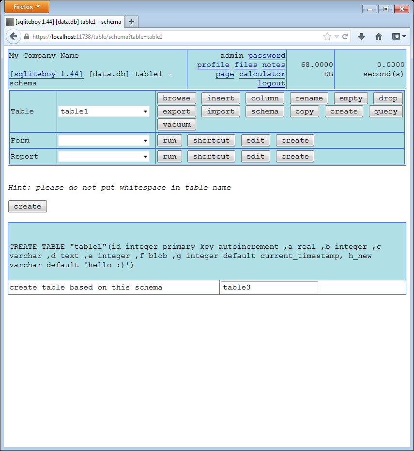 Schema