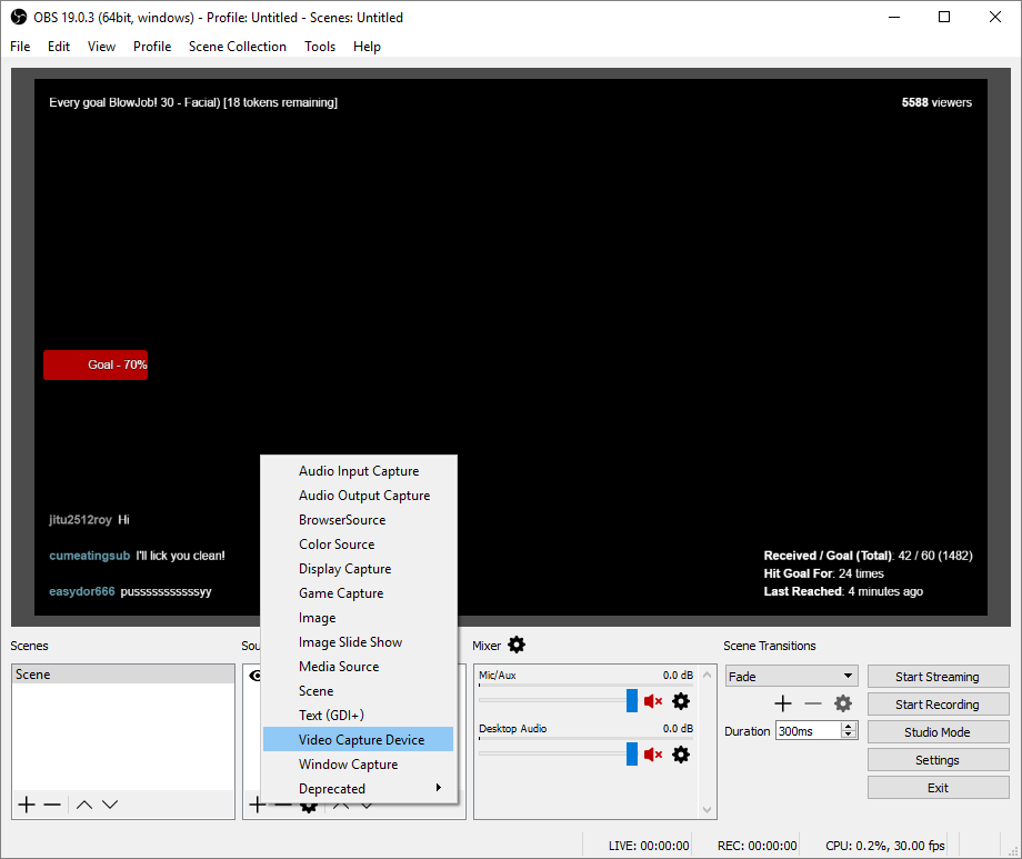 obs new webcam source